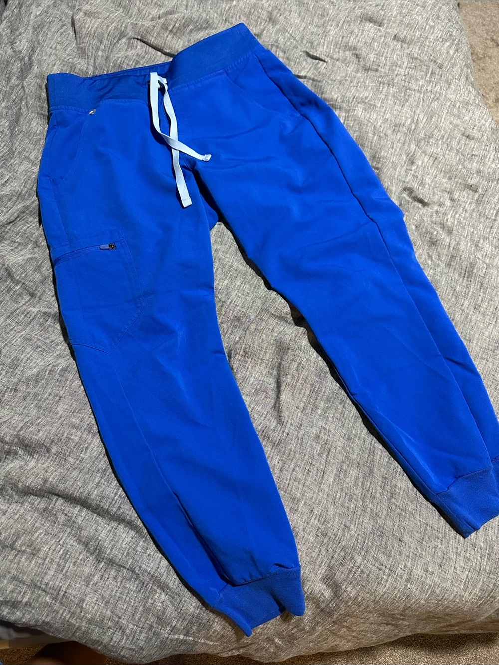 FIGS Royal Blue Drawstring Jogger Scrub Pants